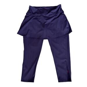 Any Age Activewear Purple Skirted Leggings Modest Athleisure Pockets Womens XL